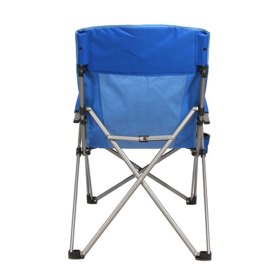 Kamp-Rite KAMPCC153 3 Position Reclining Camp Folding Chair, Blue (Open Box)