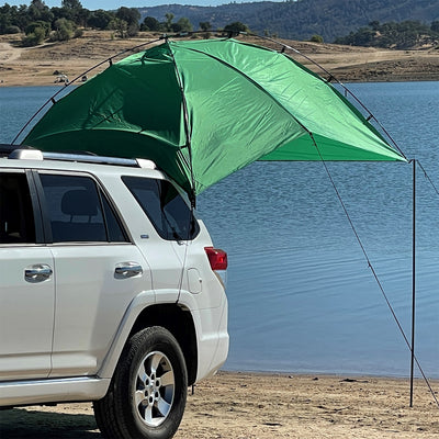 Kamp-Rite Shade Camping Awning for SUV Sport Vehicle & Carry Bag, Green (Used)
