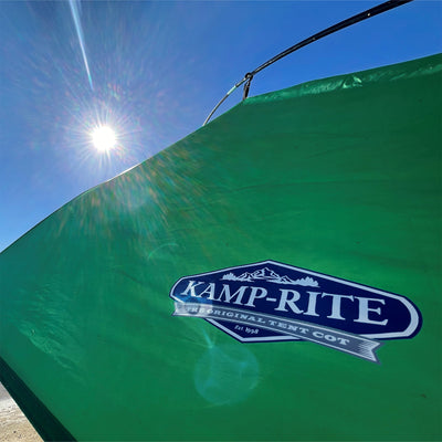 Kamp-Rite Shade Camping Awning for SUV Sport Vehicle & Carry Bag, Green (Used)