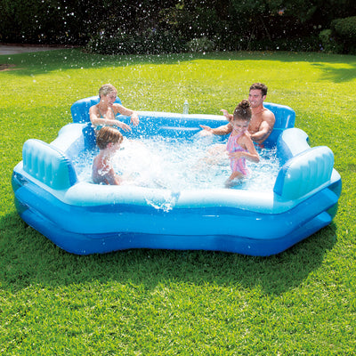 Summer Waves 8.75ft x 26in Inflatable Home 4 Person Comfort Pool (Open Box)