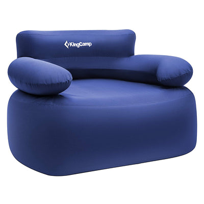 KingCamp Inflatable Portable Air Camping & Beach Chair Lounger w/Bag (Open Box)