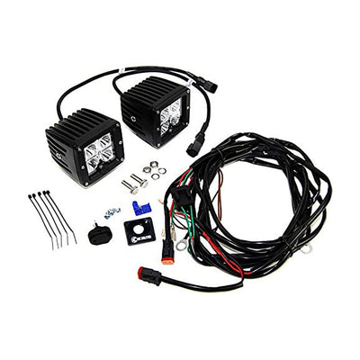 KC HiLiTES 330 C Series 3" LED Dual Spot Lighting Light System Kit (12 Pack) - VMInnovations