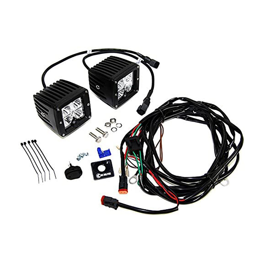 KC HiLiTES 330 C Series 3" LED Dual Pair Spot Lighting Light System Kit (6 Pack)