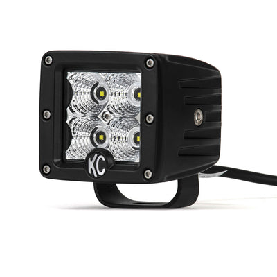 KC HiLiTES 332 C Series 3 Inch LED Dual Pair Flood Beam Light System Pack Kit