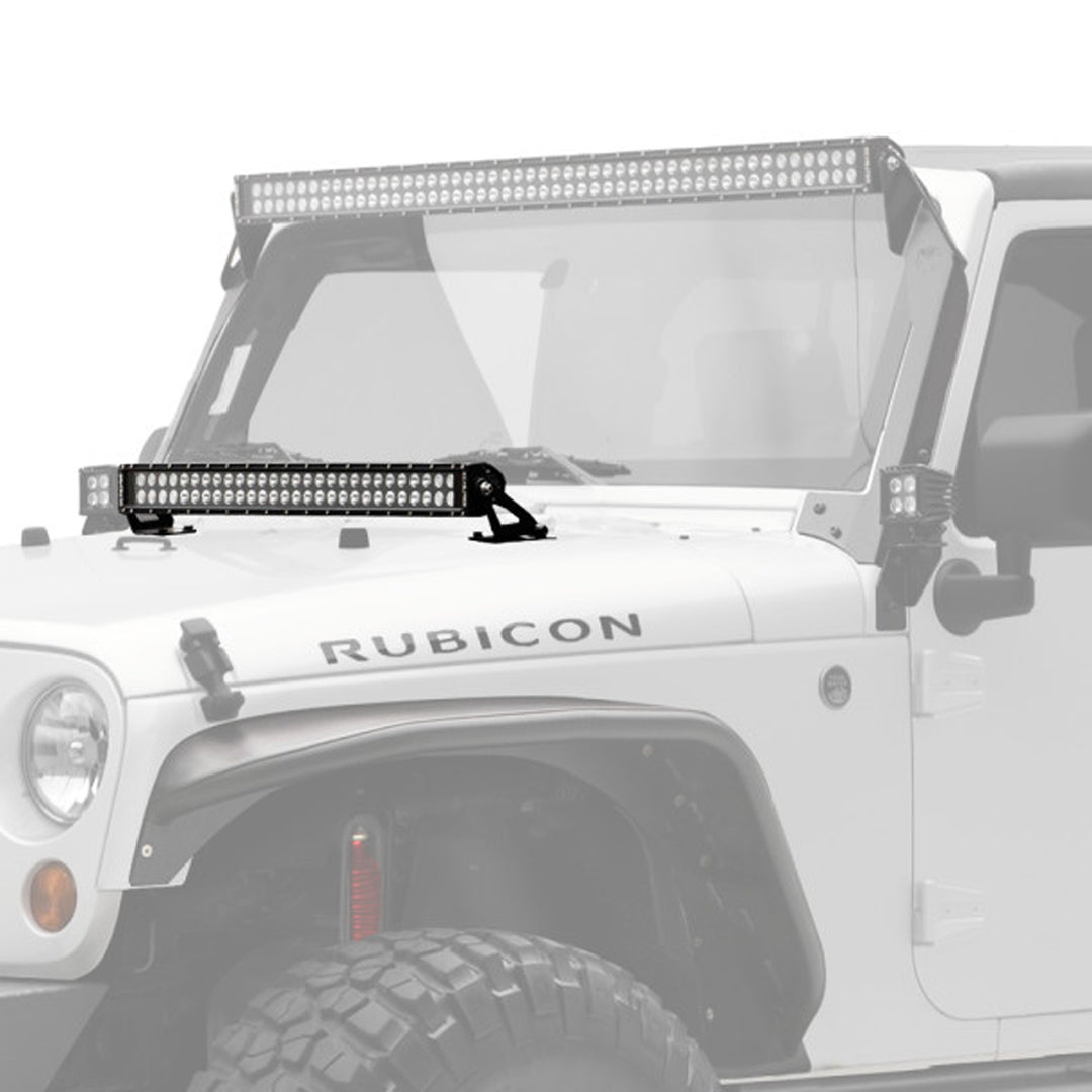 KC HiLiTES 30" Car Light Bar Kit w/ Wiring Harness & Mounting Brackets(Open Box)