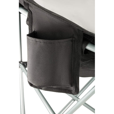KingCamp Foldable Indoor/Outdoor Saucer Camping/Room Chair, Black/Grey(Open Box)
