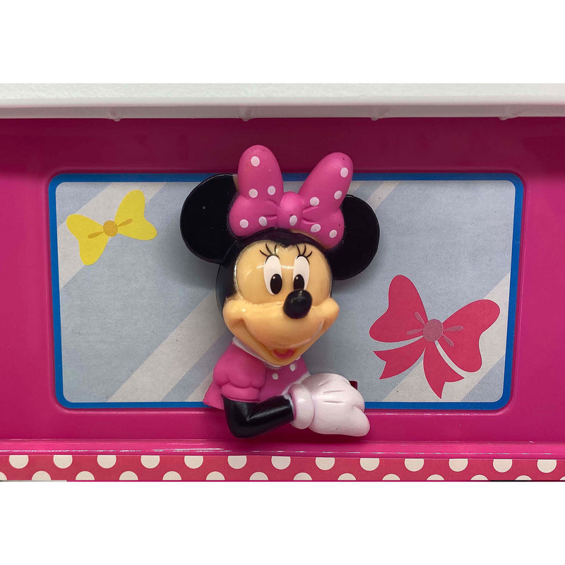 Kiddieland Disney Minnie Mouse Activity Ride On Train Engine and Caboose Toy