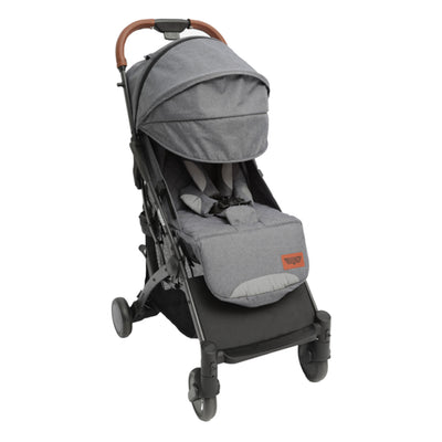 Keenz Air Plus Lightweight Compact 2 in 1 Pet and Baby Stroller w/ Canopy, Gray - VMInnovations