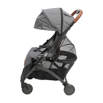 Keenz Air Plus Lightweight Compact 2 in 1 Pet and Baby Stroller w/ Canopy, Gray - VMInnovations