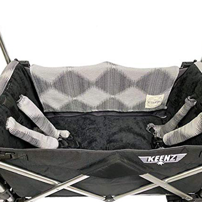 Better Options Supply Company Stroller Wagon Chevron Print Liner with Blanket