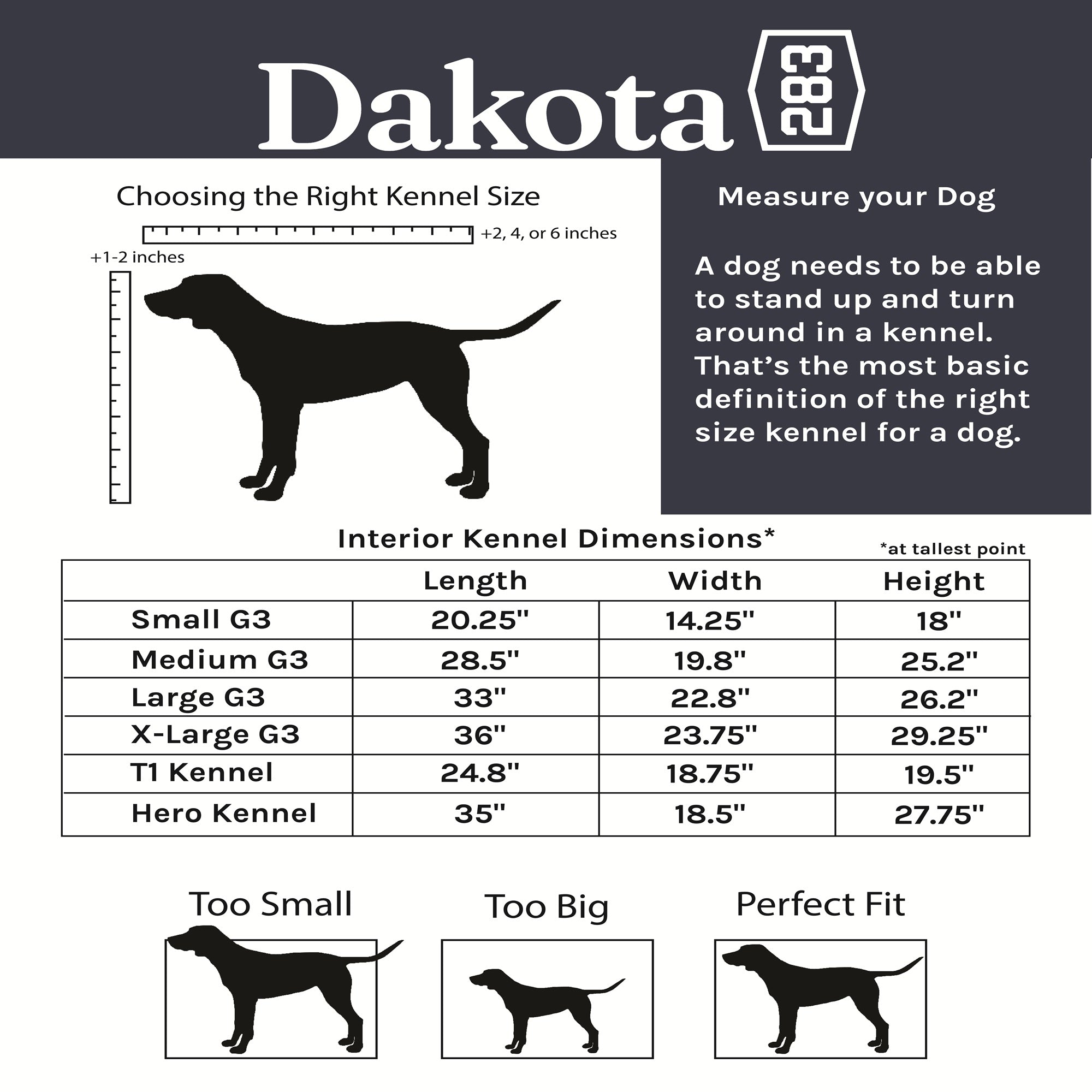 Dakota283 G3 High-Security Polyethylene Framed Door Kennel, Large, Dark Granite - VMInnovations