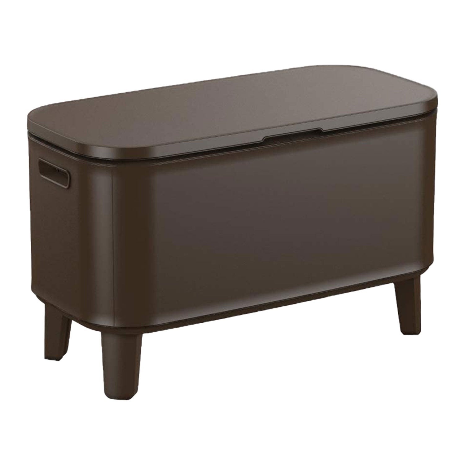 Keter Breeze Bar 17 Gallon Cooler with Pop-Up Table Top Bar Cart, Espresso Brown - VMInnovations