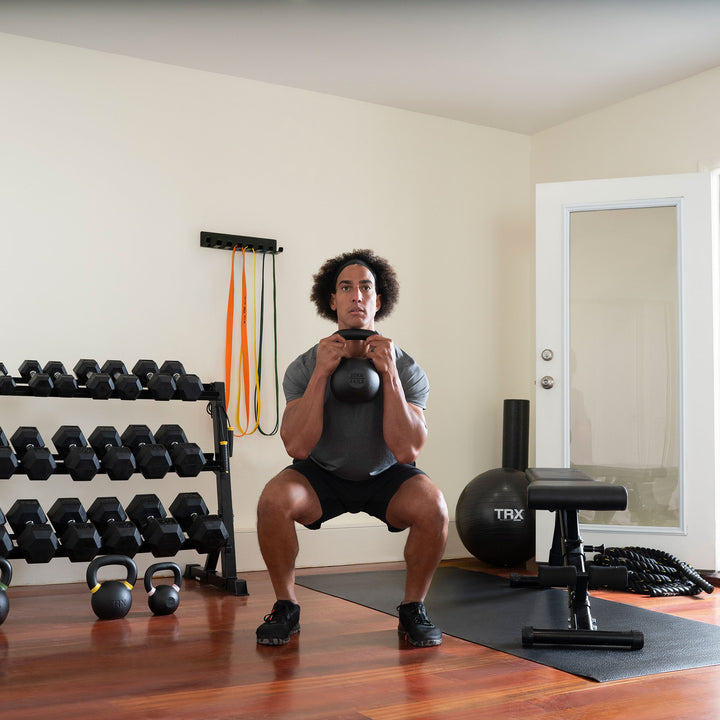 TRX Rubber Coated Kettlebell for Weight & Strength Training, 79.3 Pounds (36 kg) - VMInnovations