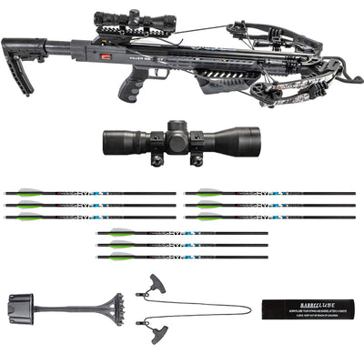 Killer Instinct Burner 415 Archery Crossbow w/ 9 HYPR Lite 20 Inch Carbon Bolts - VMInnovations