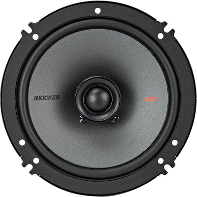 KICKER 44KSC6504 KS Series 6.5 Inch 4 Ohm Coaxial Car Audio Speakers (8 Pack) - VMInnovations