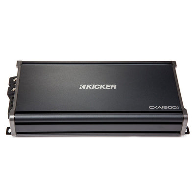 Kicker CX1800.1 Car Audio 1800 Watt Mono Amplifier with Bass Boost, Black