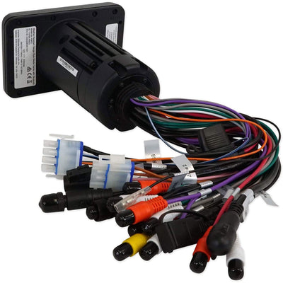 Kicker 46KMC5 Marine 240W 6 Channel LCD Gauge Style Bluetooth Boat Media Center