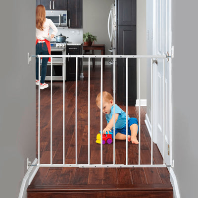Safeway Top of Stairs Quick Release Baby Gate, 42.5x30.5 In,  (Open Box) - VMInnovations