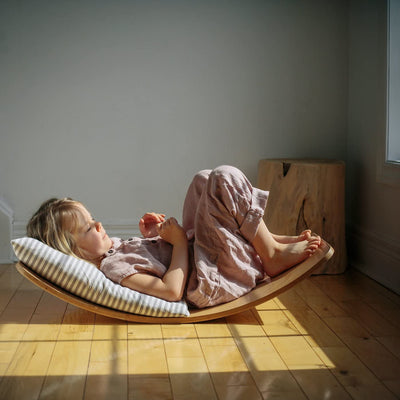 Kinderfeets Bamboo Balance Board Disk and Waldorf Wood Balance Board, Natural