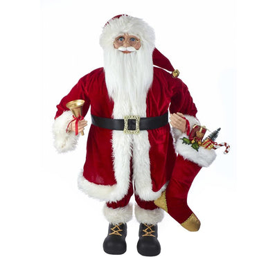 Kurt Adler 36" Kringles Classic Standing Santa Christmas Figurine (Open Box)