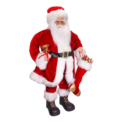 Kurt Adler 36" Kringles Classic Standing Santa Christmas Figurine (Open Box)