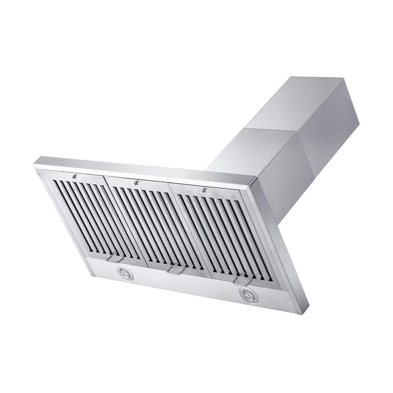 ZLINE 30in Mount Wall Range Hood in Stainless Steel with 2 LED Lights (Open Box)