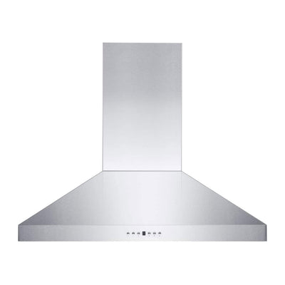 ZLINE KL336 36 Inch Mounted Wall Range Hood in Stainless Steel with 2 LED Lights