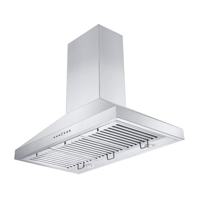 ZLINE KL336 36 Inch Mounted Wall Range Hood in Stainless Steel with 2 LED Lights