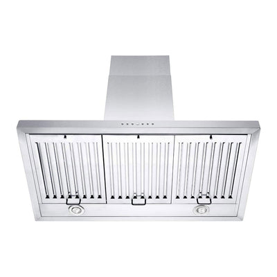 ZLINE KL336 36 Inch Mounted Wall Range Hood in Stainless Steel with 2 LED Lights
