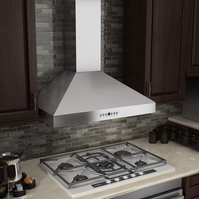 ZLINE KL336 36 Inch Mounted Wall Range Hood in Stainless Steel with 2 LED Lights