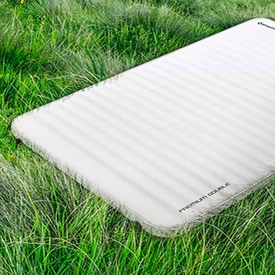 KingCamp Luxury 3D 3 Inch Extra Wide Large Self Inflating Sleeping Pad, Grey