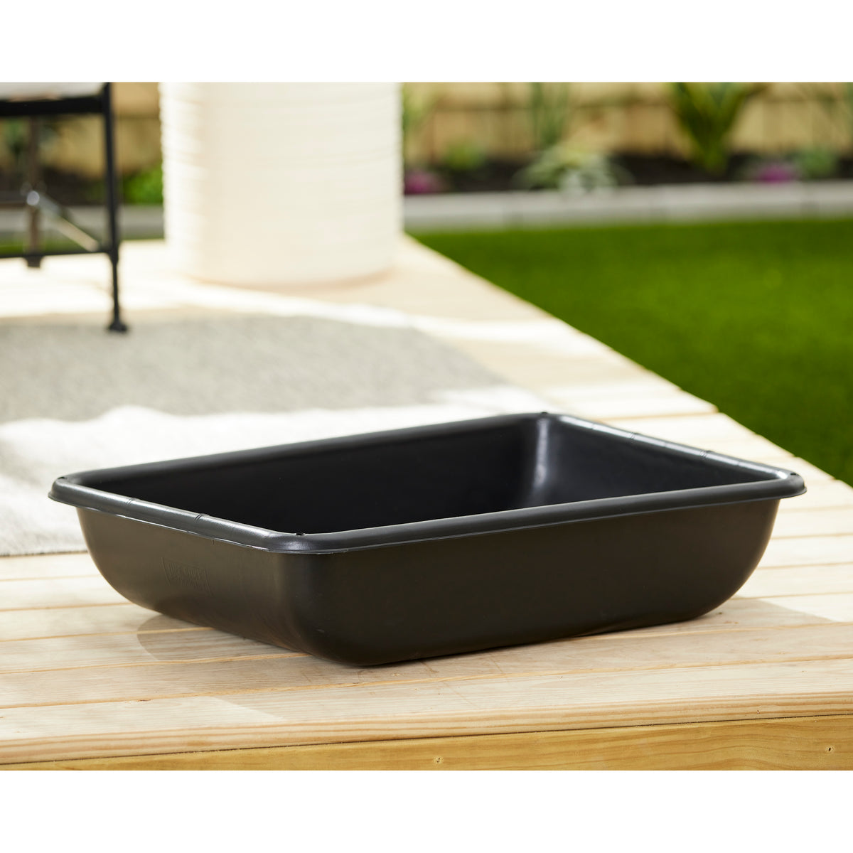 Tuff Stuff 11 Gallon Capacity All-Purpose Recycled Plastic Mixing Tub (Open Box)