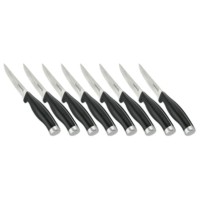 Calphalon 20 Piece Contemporary Steel Cutlery Set with Built In Sharpener Block