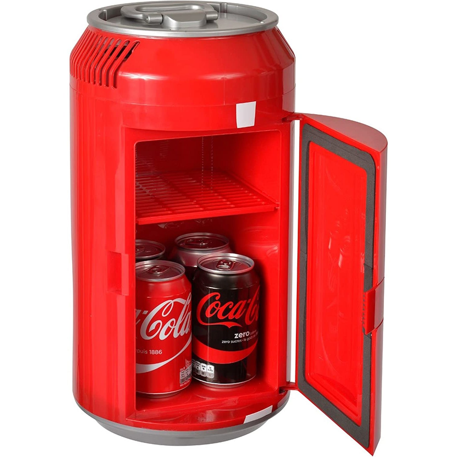 Koolatron 8 Can Coca-Cola AC/DC Electric Mini Fridge Beverage Cooler (Open Box) - VMInnovations