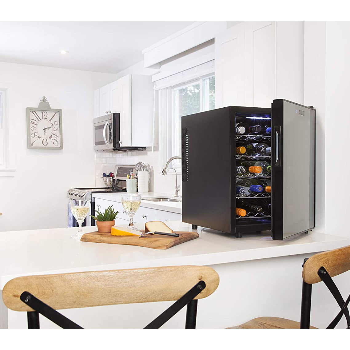 Koolatron Urban Series 20 Bottle Thermoelectric Compact Mini Fridge Wine Cooler - VMInnovations