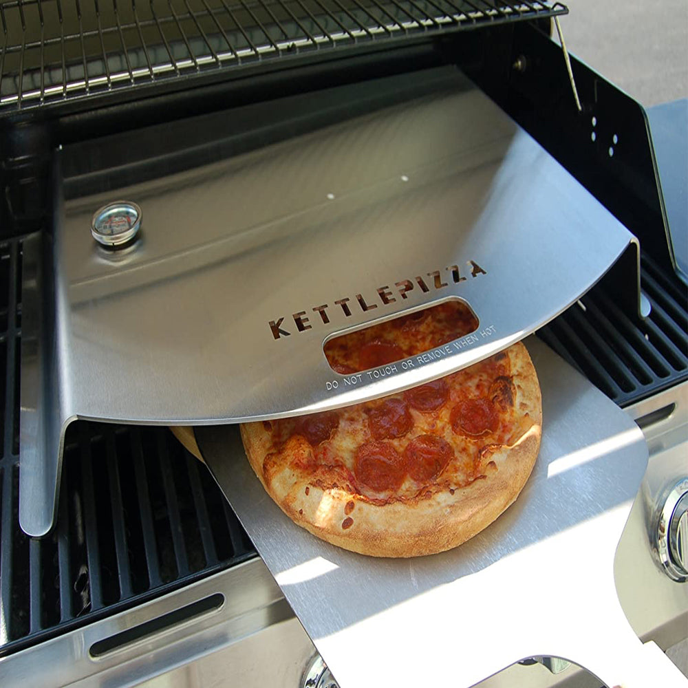 KettlePizza Stainless Steel Pizza Oven Kit for Gas Cooking Grills (Open Box)