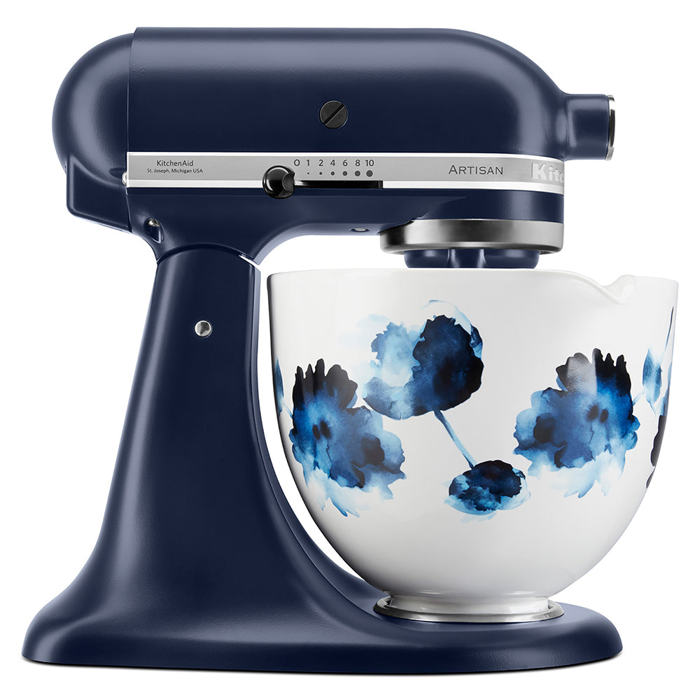 KitchenAid 5 Quart Ink Watercolor Ceramic Mixing Bowl for Kitchen Stand Mixer