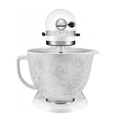 KitchenAid 5 Quart Whispering Floral Ceramic Mixing Bowl for Kitchen Stand Mixer