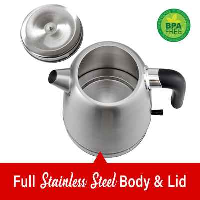 Brentwood 1.7 Liter Cordless Electric Tea Kettle Pot (Open Box) - VMInnovations