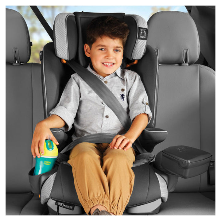 Chicco Q Collection MyFit Zip Air Car Seat with Harness Plus Booster Seat, Black