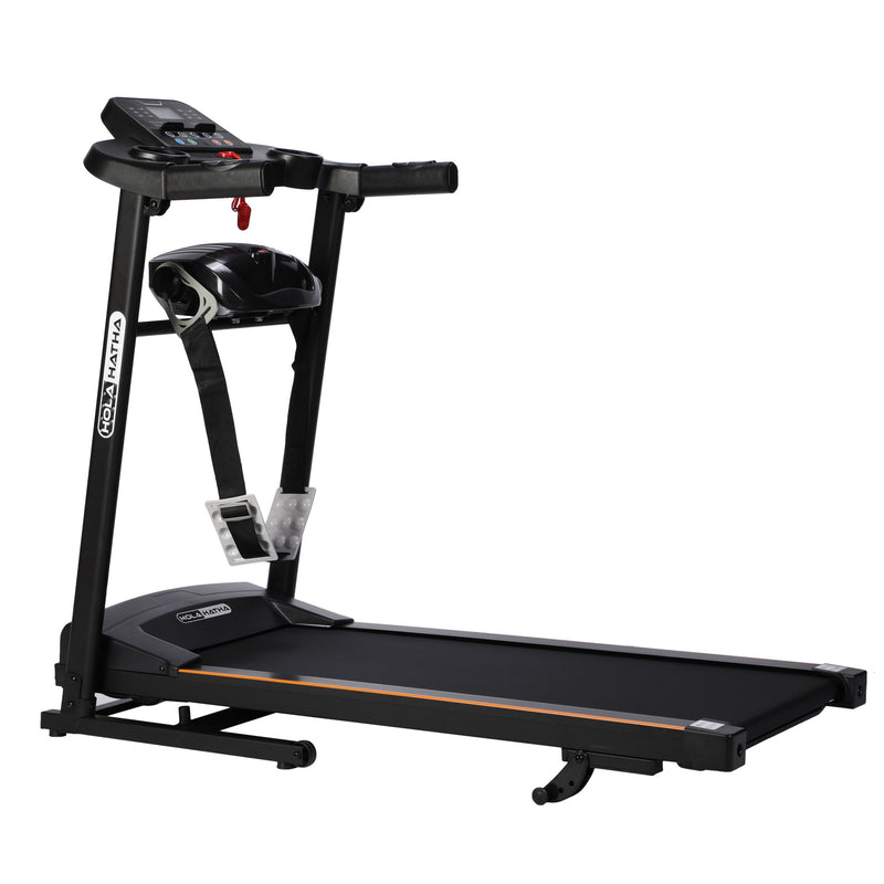 HolaHatha Folding Home Gym Treadmill with Massager & LCD Display (For Parts)