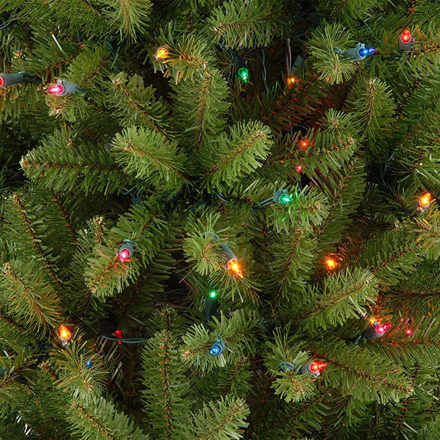 National Tree Company Kingswood 4.5 Ft Slim Artificial Tree with Lights & Stand