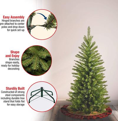 National Tree Company Kingswood 4' Artificial Christmas Tree with Stand (Used)