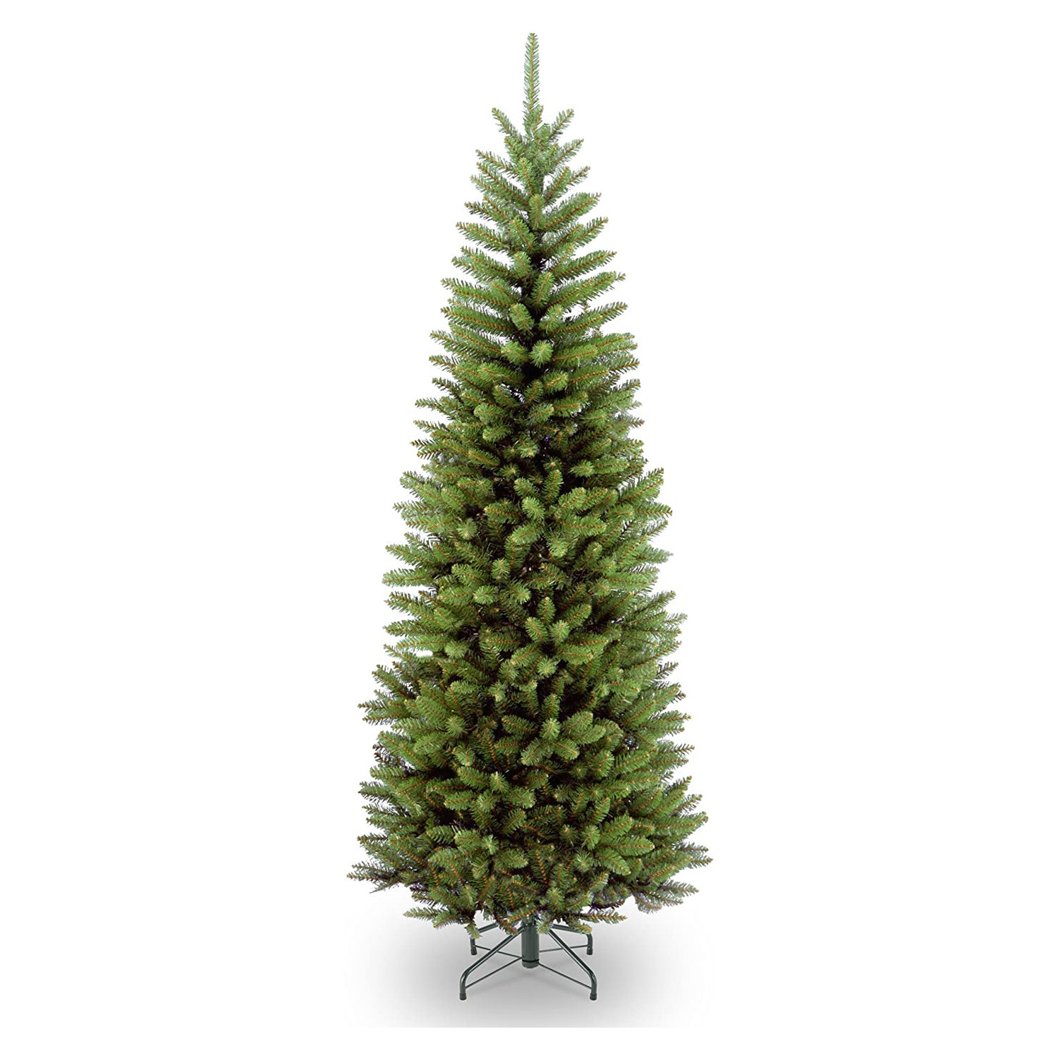 National Tree Company Kingswood 6' Slim Unlit Christmas Tree w/ Stand (Open Box) - VMInnovations