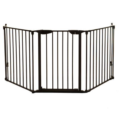 Dreambaby L2021BB Newport Adapta 33.5 to 79 Inch Baby and Pet Safety Gate, Black - VMInnovations