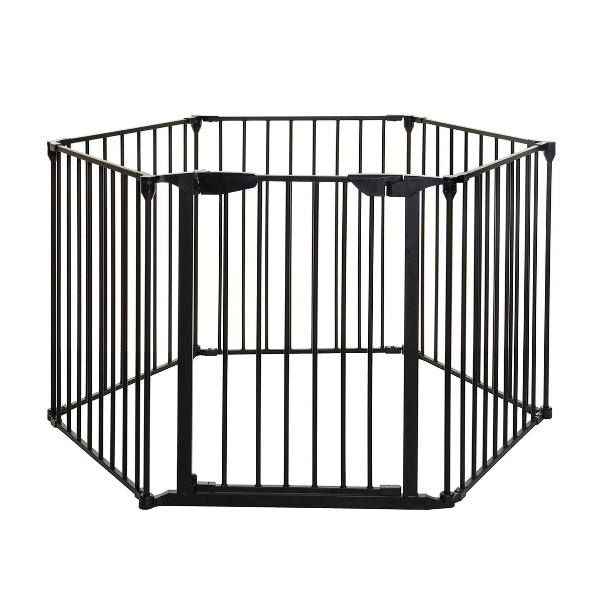 Dreambaby L2030BB Mayfair Converta 147.5 Inch 3 in 1 Baby Gate Playpen, Black - VMInnovations