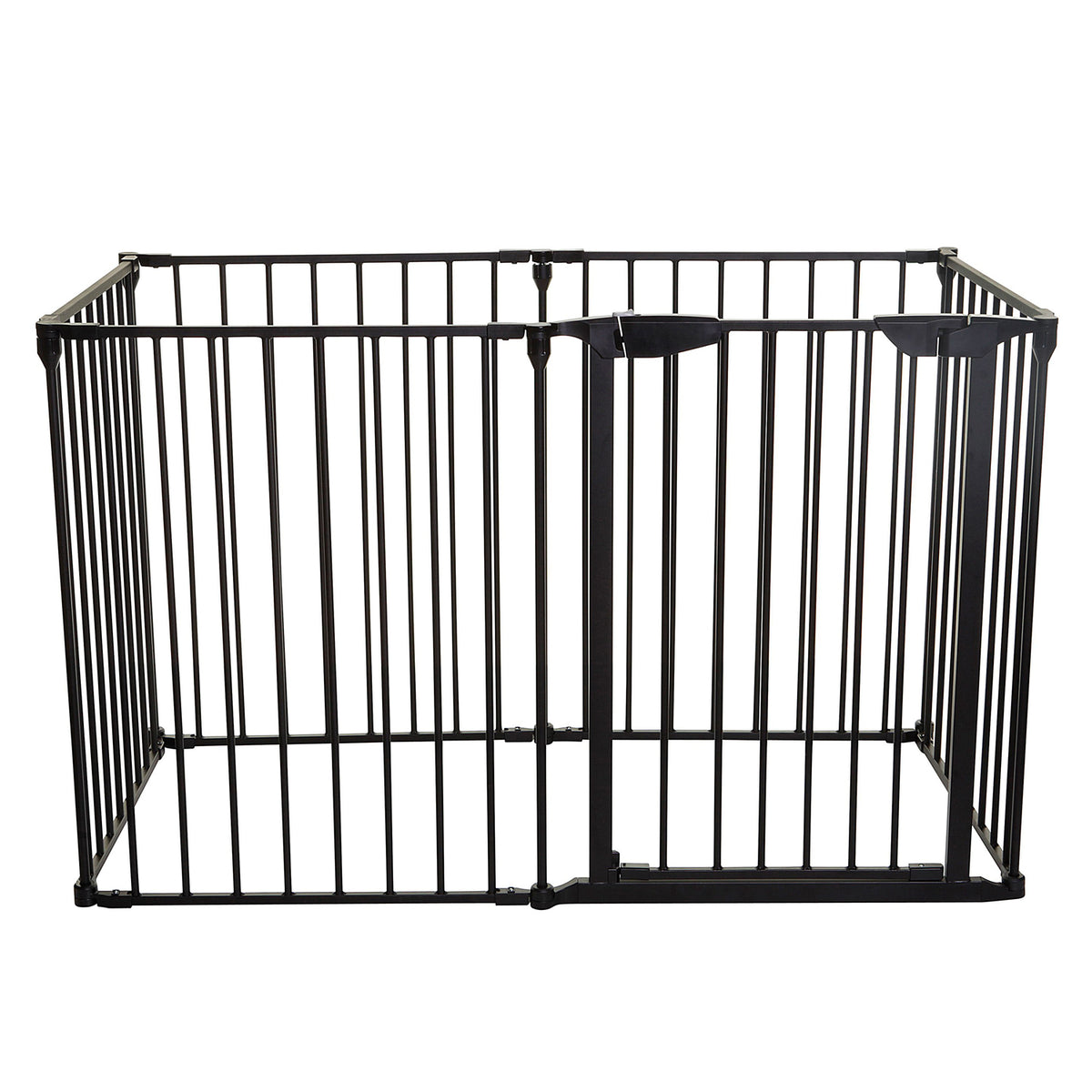 Dreambaby L2030BB Mayfair Converta 147.5 Inch 3 in 1 Baby Gate Playpen, Black - VMInnovations