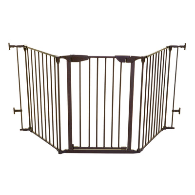 Dreambaby L2068BB Newport Adapta 33.5 to 79 Inch Baby and Pet Safety Gate, Brown - VMInnovations