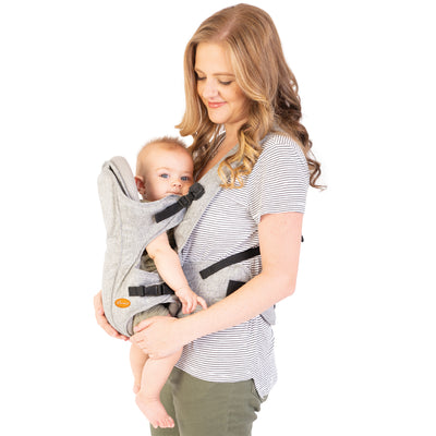 Dreambaby Oxford 3 in 1 Supportive Baby Carrier For Newborns and Infants, Gray - VMInnovations
