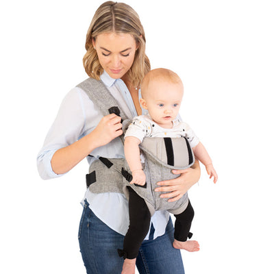 Dreambaby Oxford 3 in 1 Supportive Baby Carrier For Newborns and Infants, Gray - VMInnovations